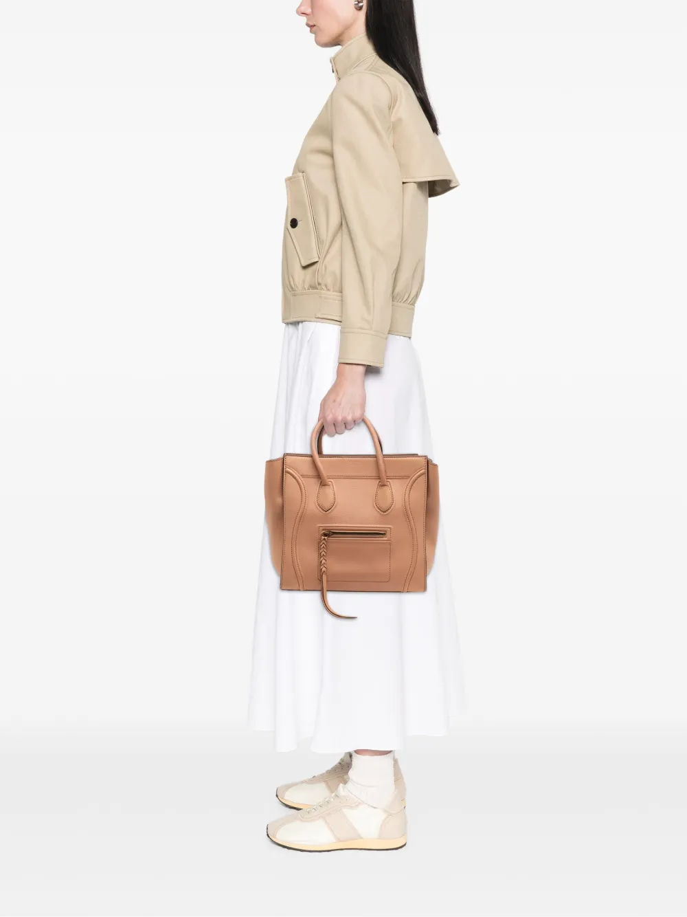 Celine Pre-Owned 2013 Medium Leather Phantom Luggage tote bag | Pre-Owned | Image 2