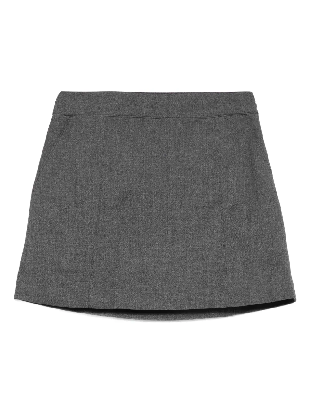 Dunst High-waisted A-line Skirt In Gray