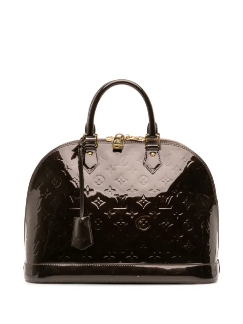 Louis Vuitton Pre-Owned 2014 Monogram Vernis Alma MM handbag