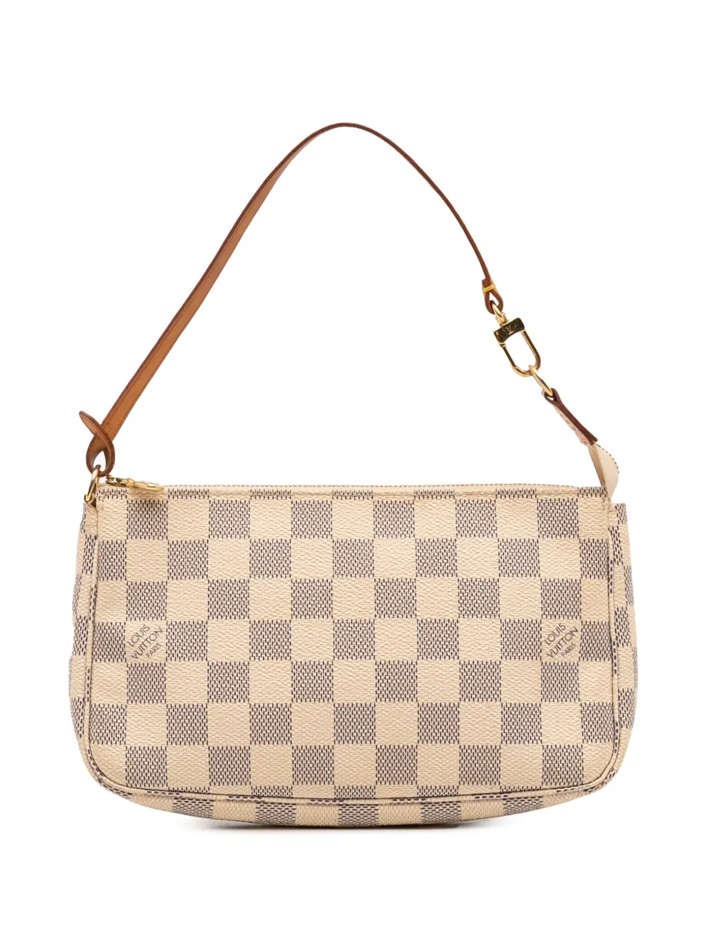 Louis Vuitton Pre-Owned 2006 ダミエ アズール ポシェット アクセソワール ショルダーバッグ - ホワイト Louis Vuitton Pre-Owned 2006 ダミエ アズール ポシェット アクセソワール ショルダーバッグ - ホワイト