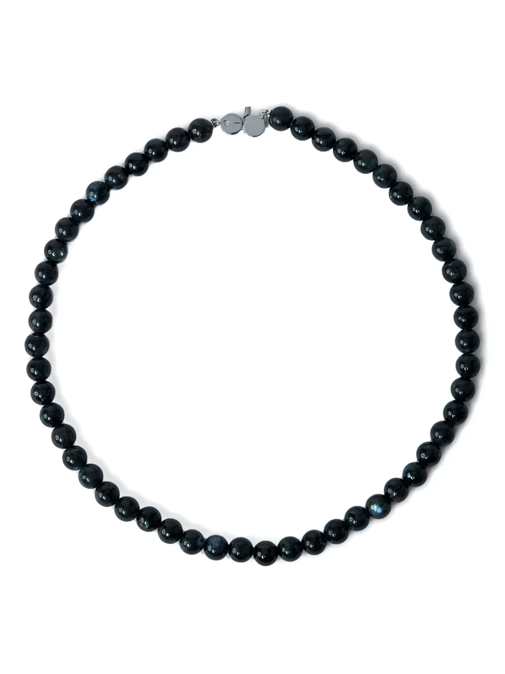 Tom Wood Larvikite Bracelet In Silver