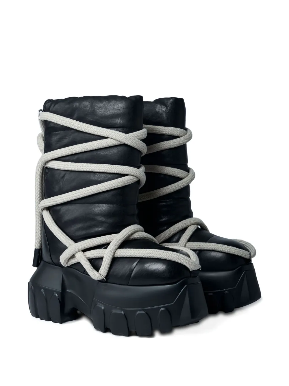 Rick Owens Lunar Mega Tractor boots Black