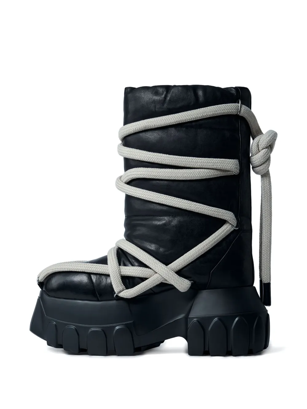 Rick Owens Lunar Mega Tractor boots Black