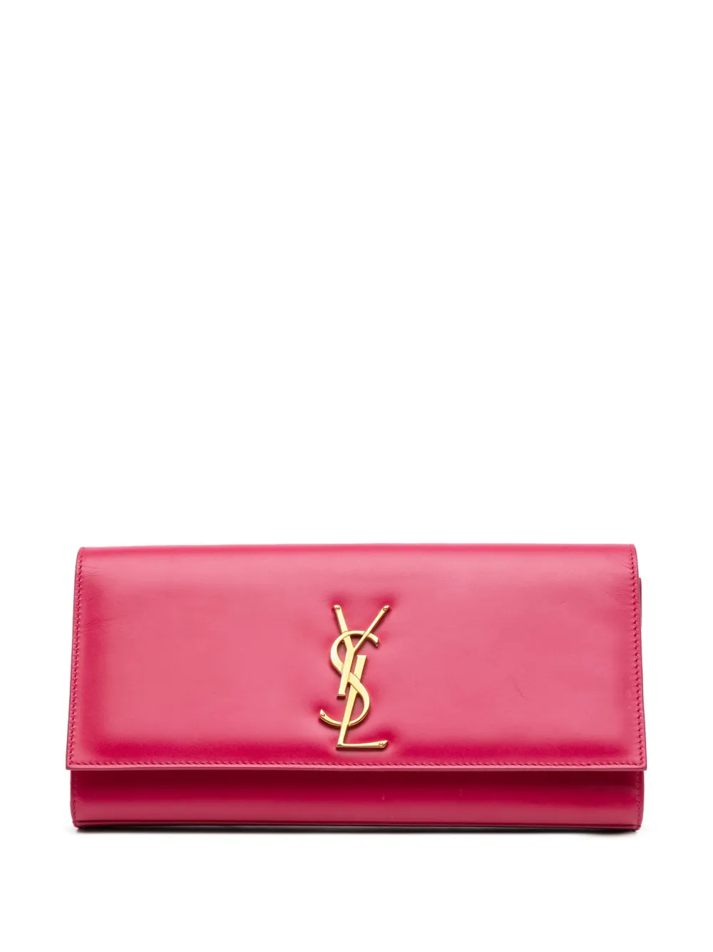 Saint Laurent Pre-Owned 2013-2025 Leather Cassandre clutch bag | Pink | Image 1