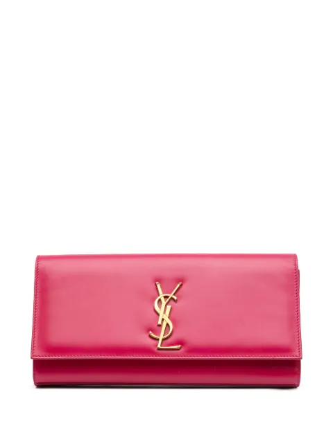 Saint Laurent Pre-Owned 2013-2025 Leather Cassandre clutch bag
