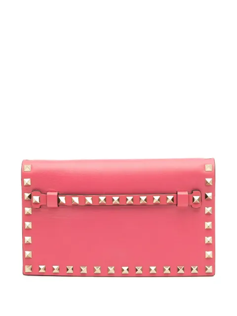 Valentino Garavani Pre-Owned 2000-2017 Nappa Rockstud Wristlet clutch bag
