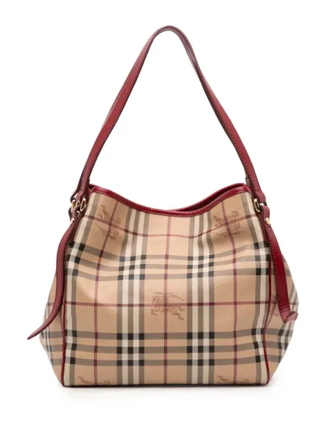 Burberry Pre-Owned 2000-2017 Small Haymarket Check Coated Canvas Canterbury tote bag