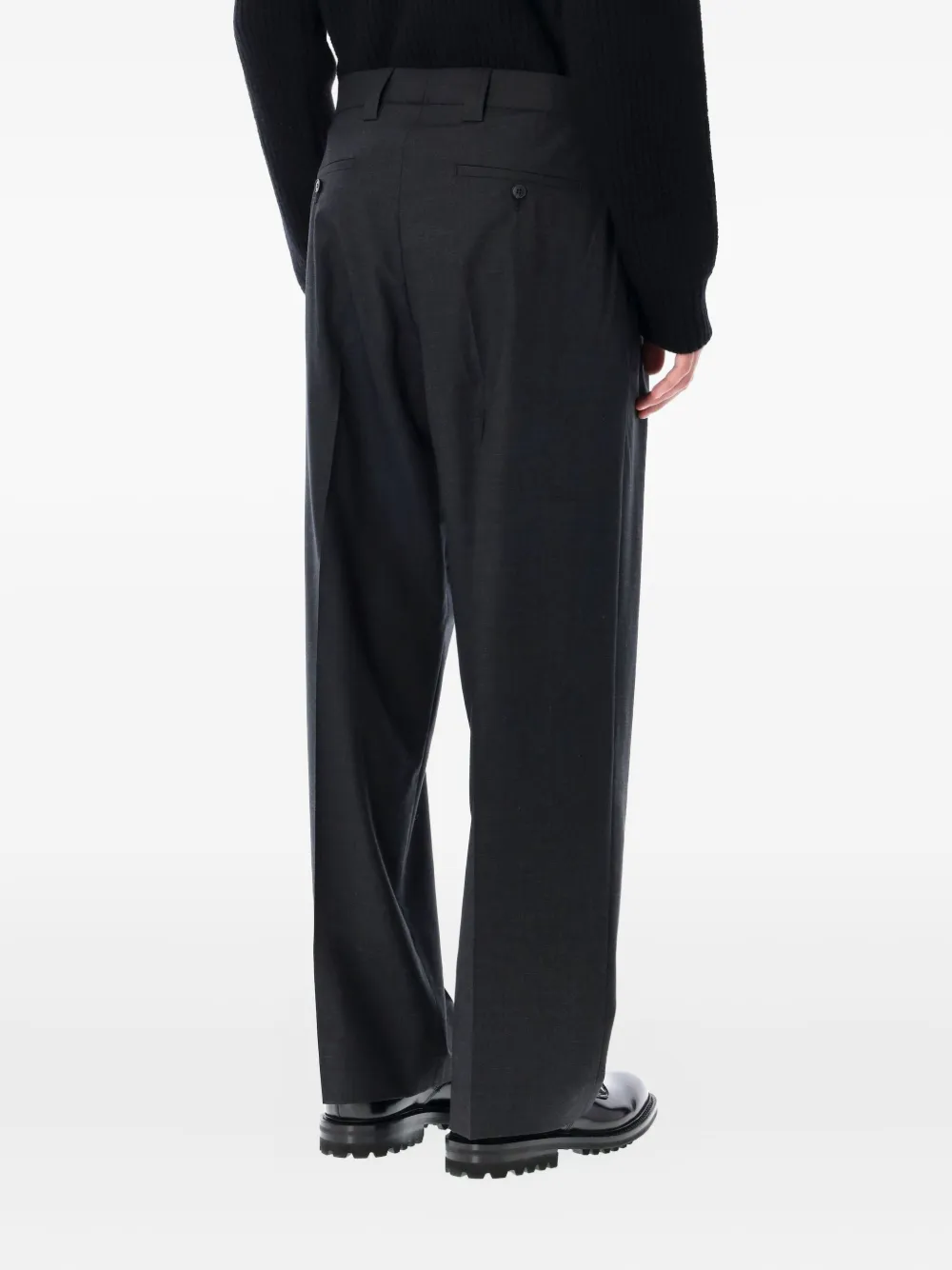 Mfpen pleated tailored trousers - Grijs
