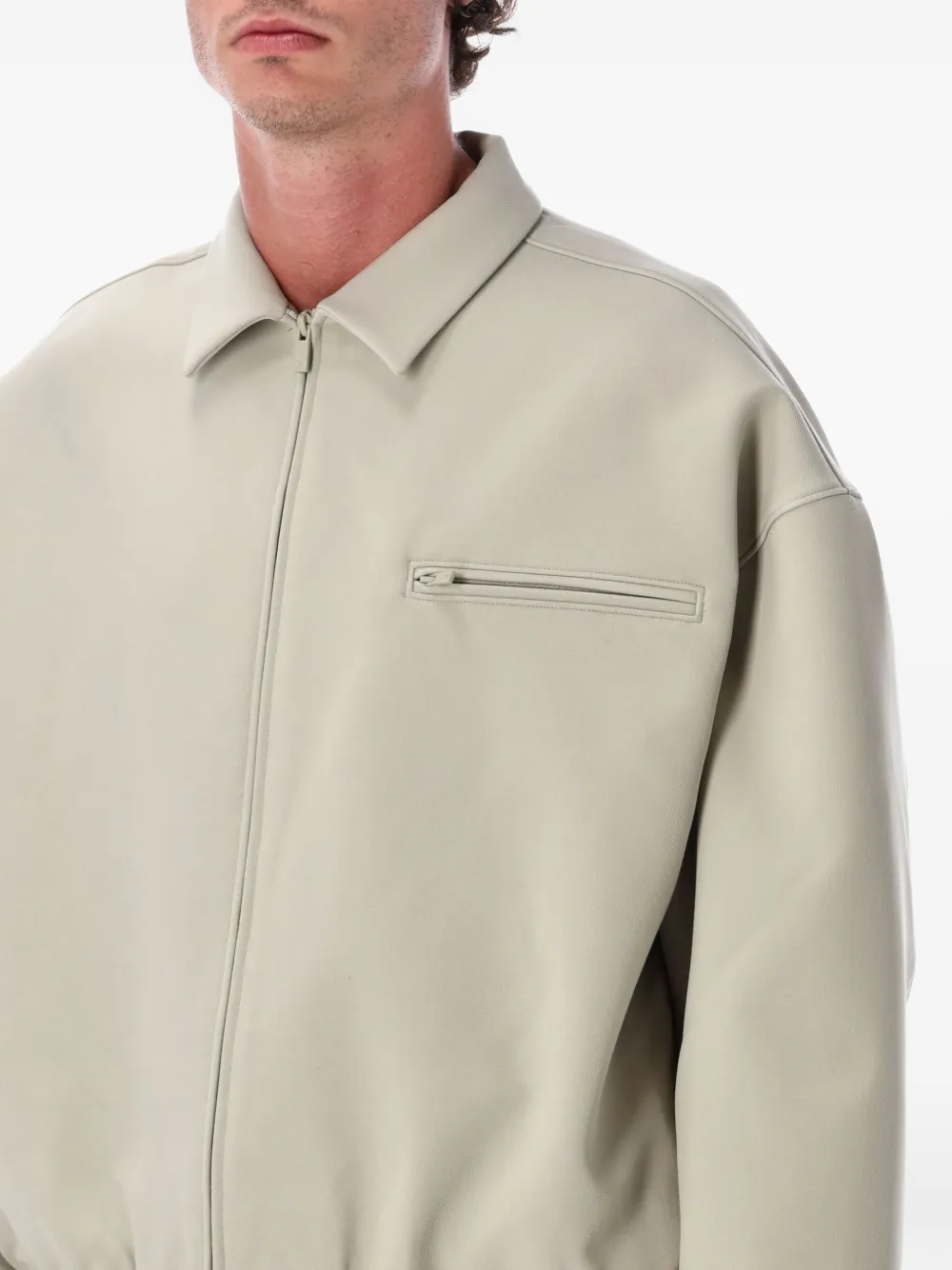Essentials Welt-pocket Jacket In Neutral