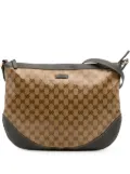 Gucci Pre-Owned 2016-2025 Large GG Crystal Half Moon crossbody bag - Brown