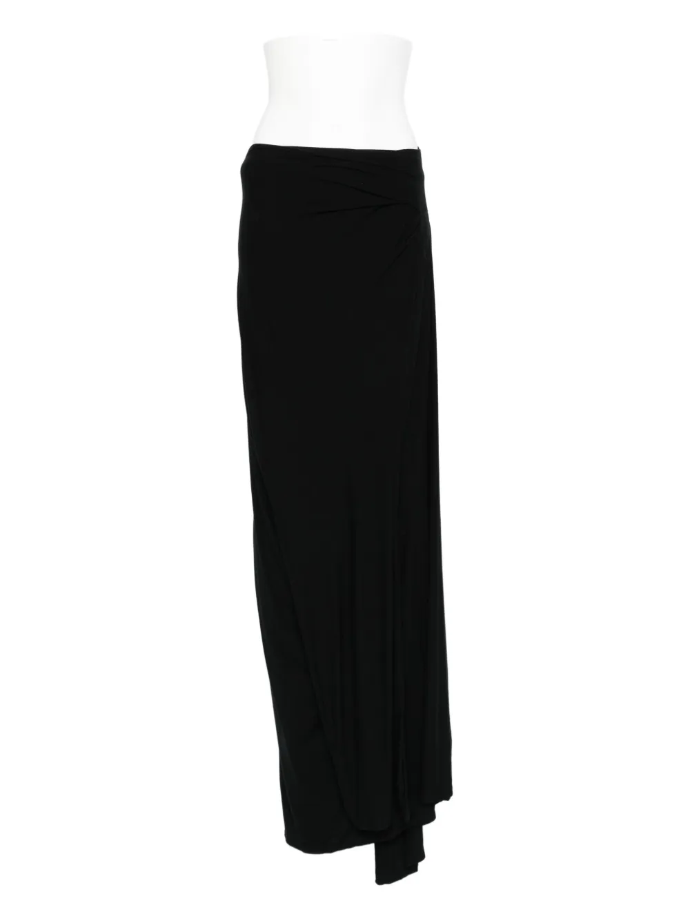 Entire Studios Asymmetric Maxi Skirt In Gray