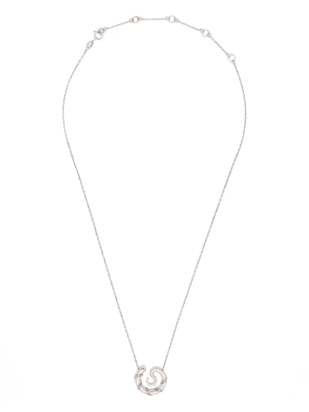 Panconesi collier Serpant à pendentif torsadé | argent | Image 1