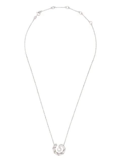 Panconesi Serpant twisted-pendant necklace