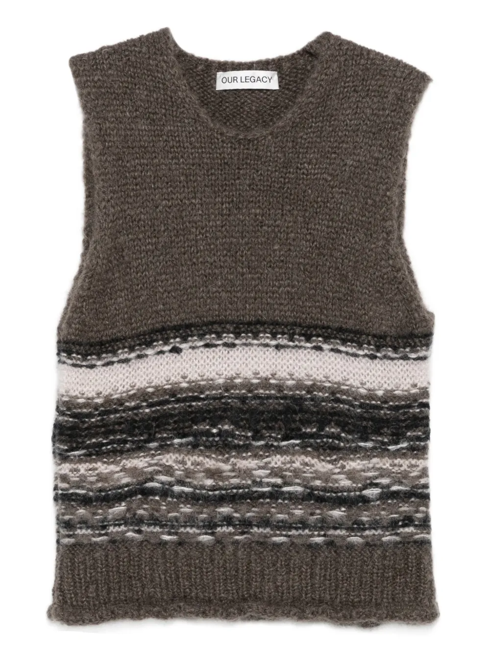 OUR LEGACY sleeveless vest | Brown | Image 1