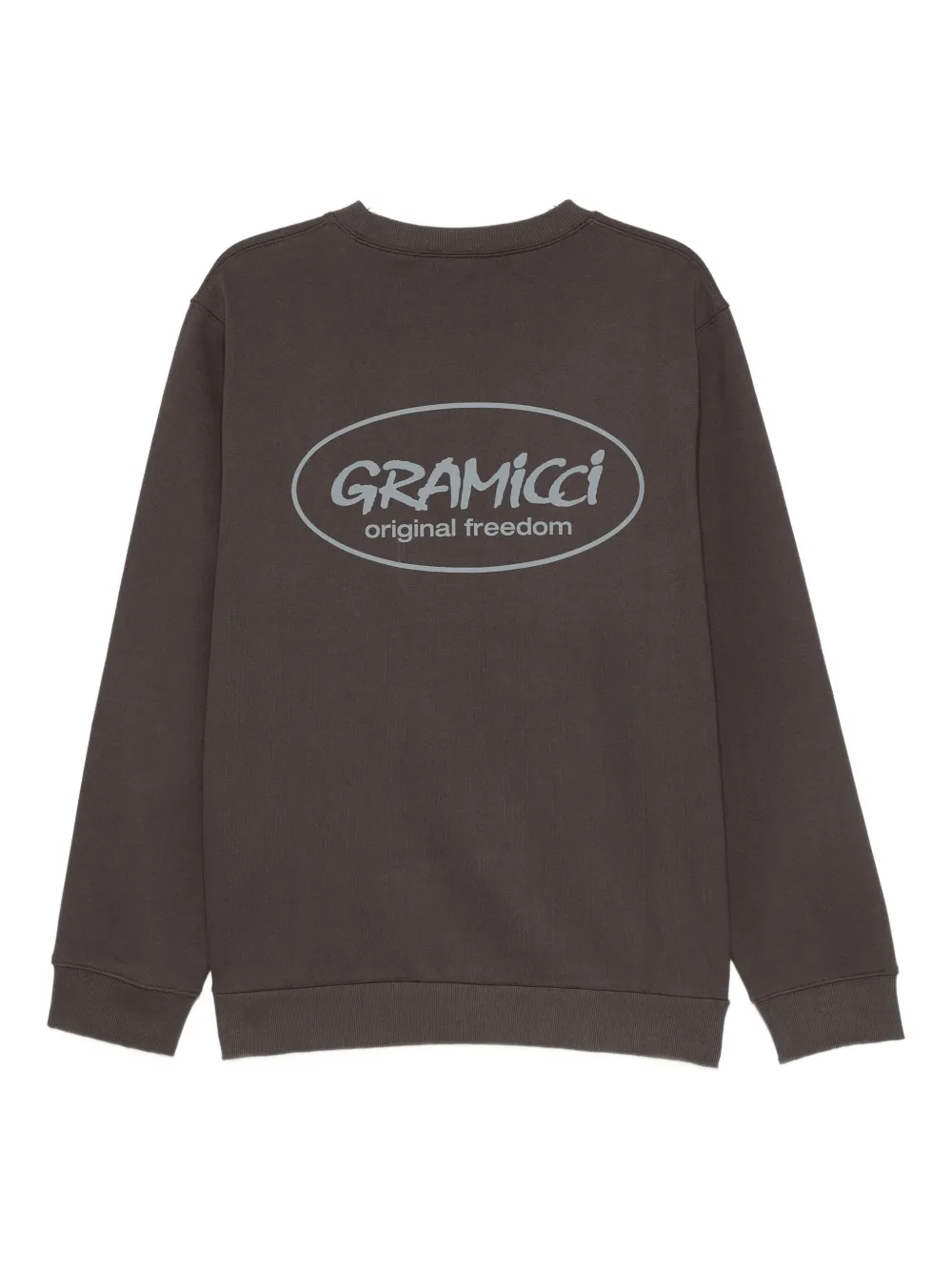 Gramicci logo-print crew-neck sweatshirt - Bruin