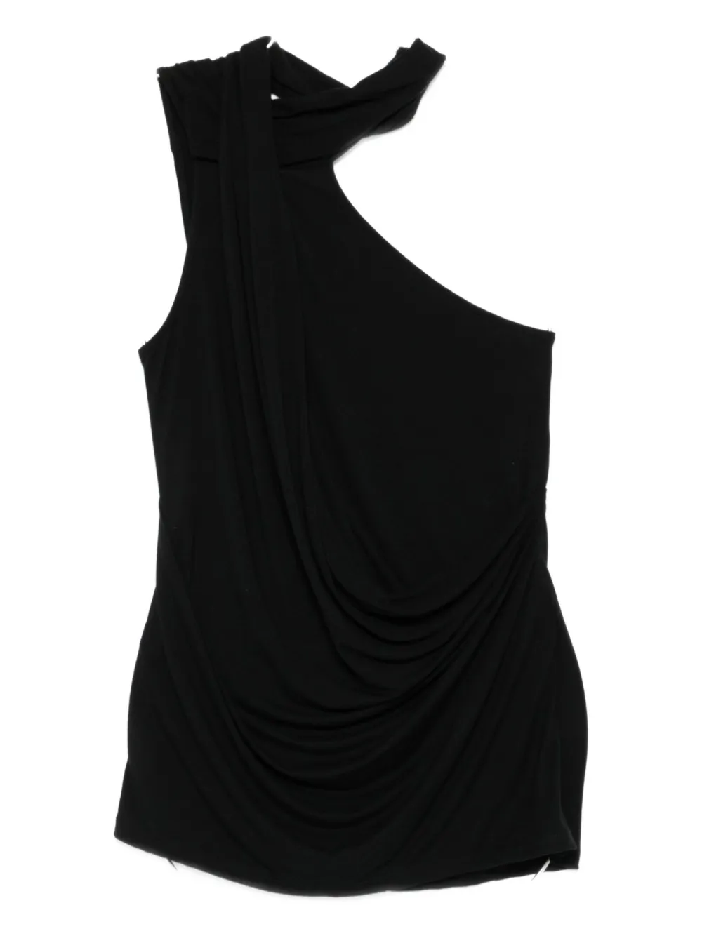 Entire Studios One-shoulder Blouse In Blue