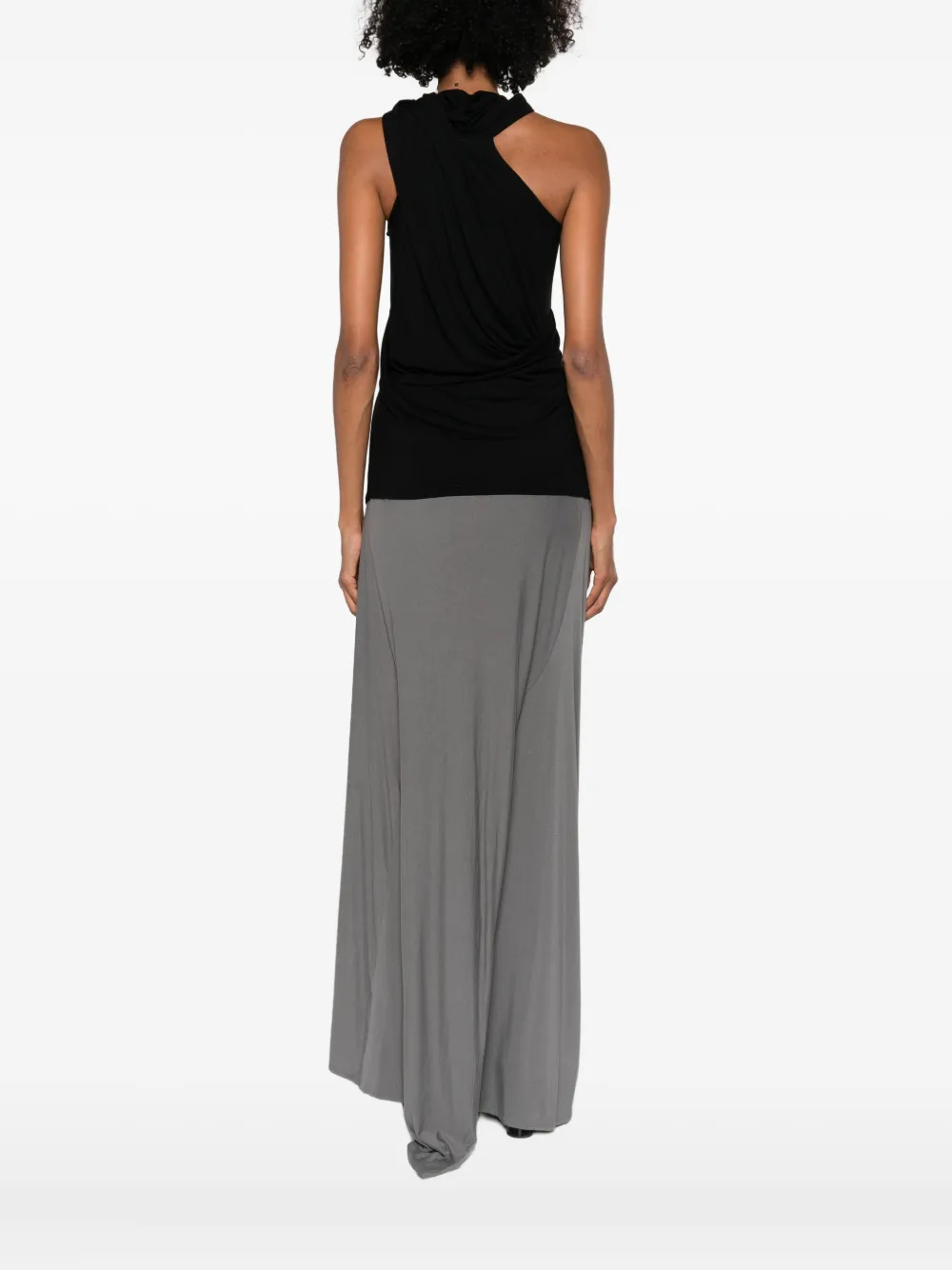 Entire Studios One-shoulder Blouse In Blue