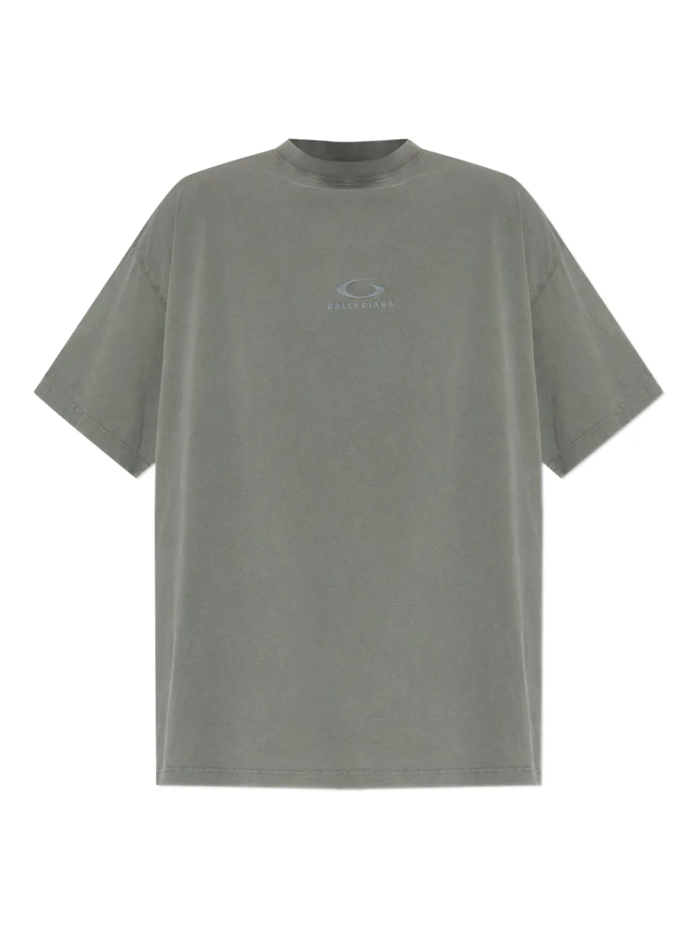 Balenciaga playera con logo bordado | gris | Image 1
