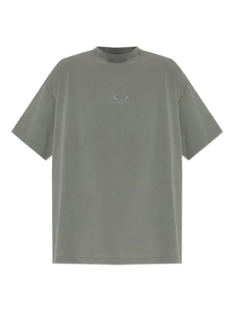 Balenciaga logo-embroidered T-shirt