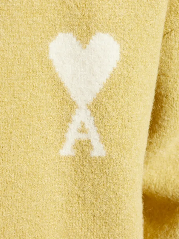 AMI Paris Ami De Coeur カーディガン | イエロー | FARFETCH JP