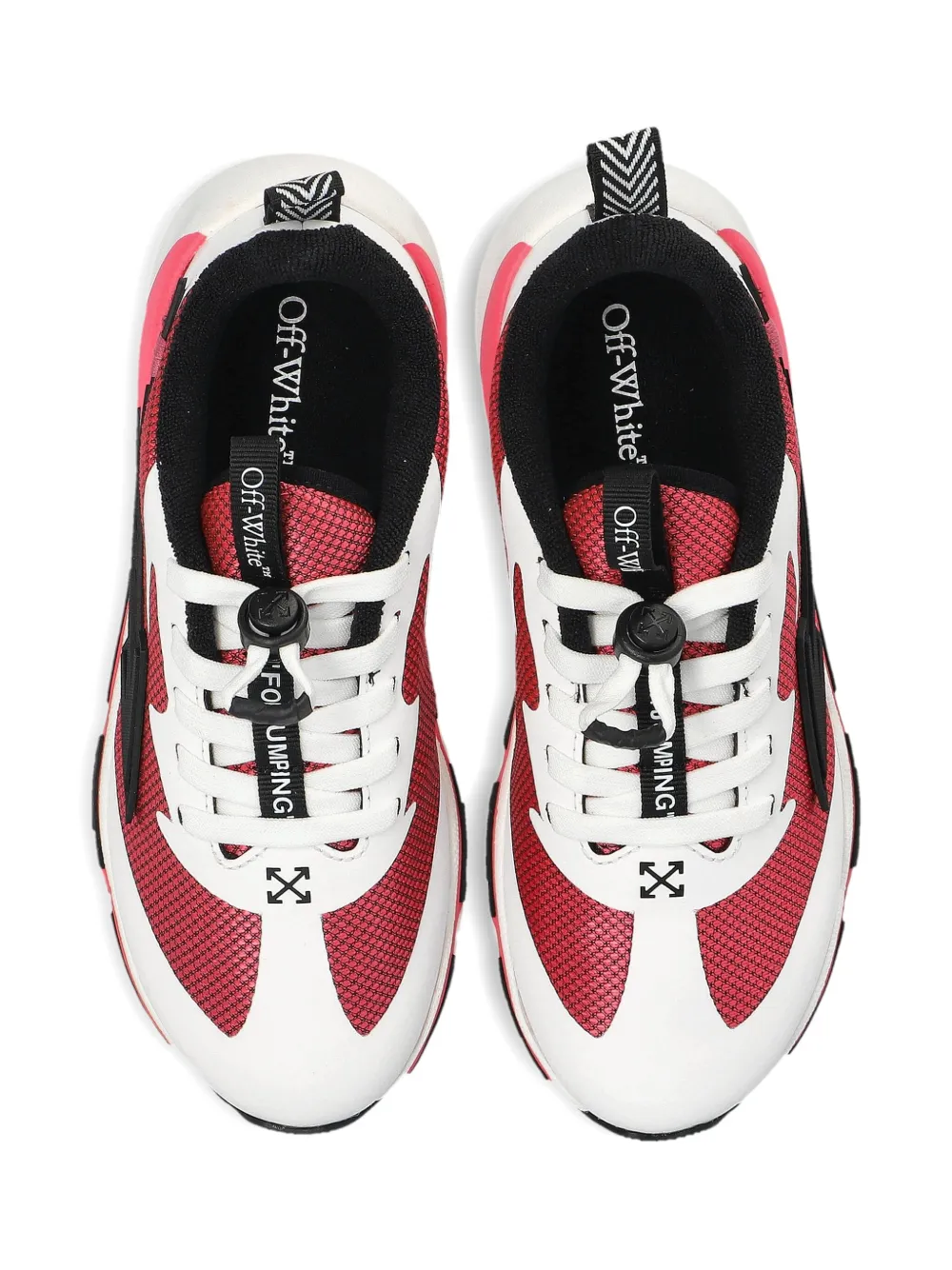 Off-White Kids For Jumping sneakers Rood