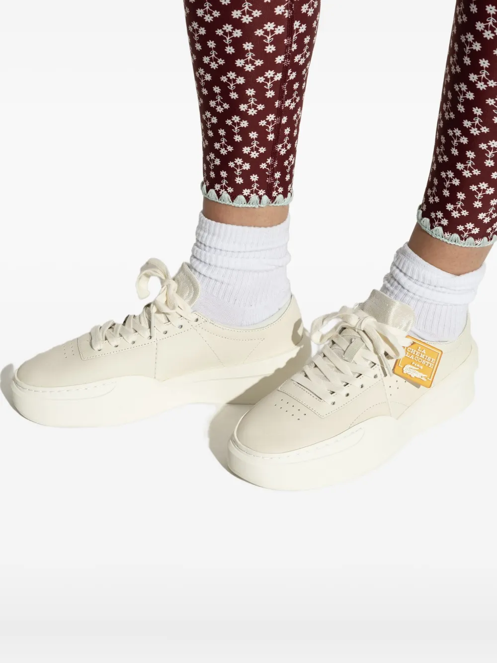 Lacoste Aura Club sneakers Wit
