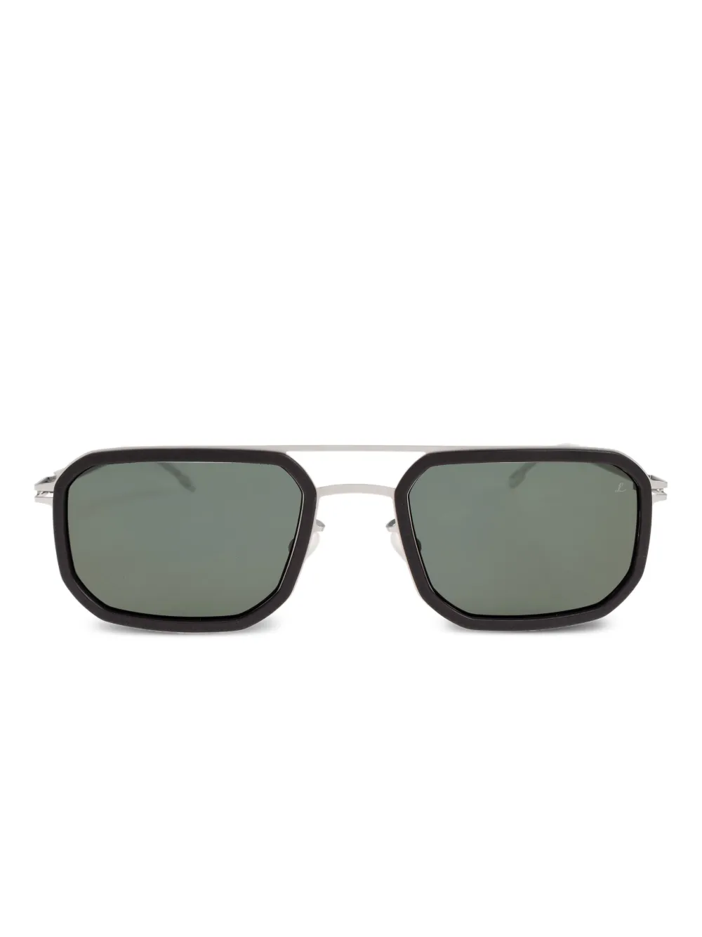 Mykita lentes de sol ML16 con armazón geométrica | plateado | Image 1