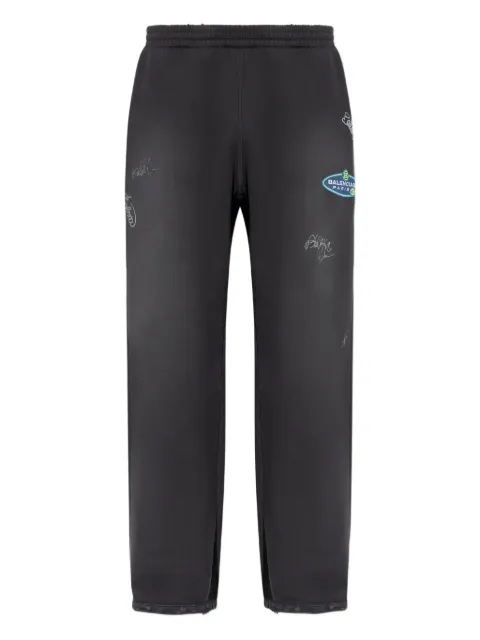 Balenciaga pantalon de jogging Banana à logo imprimé