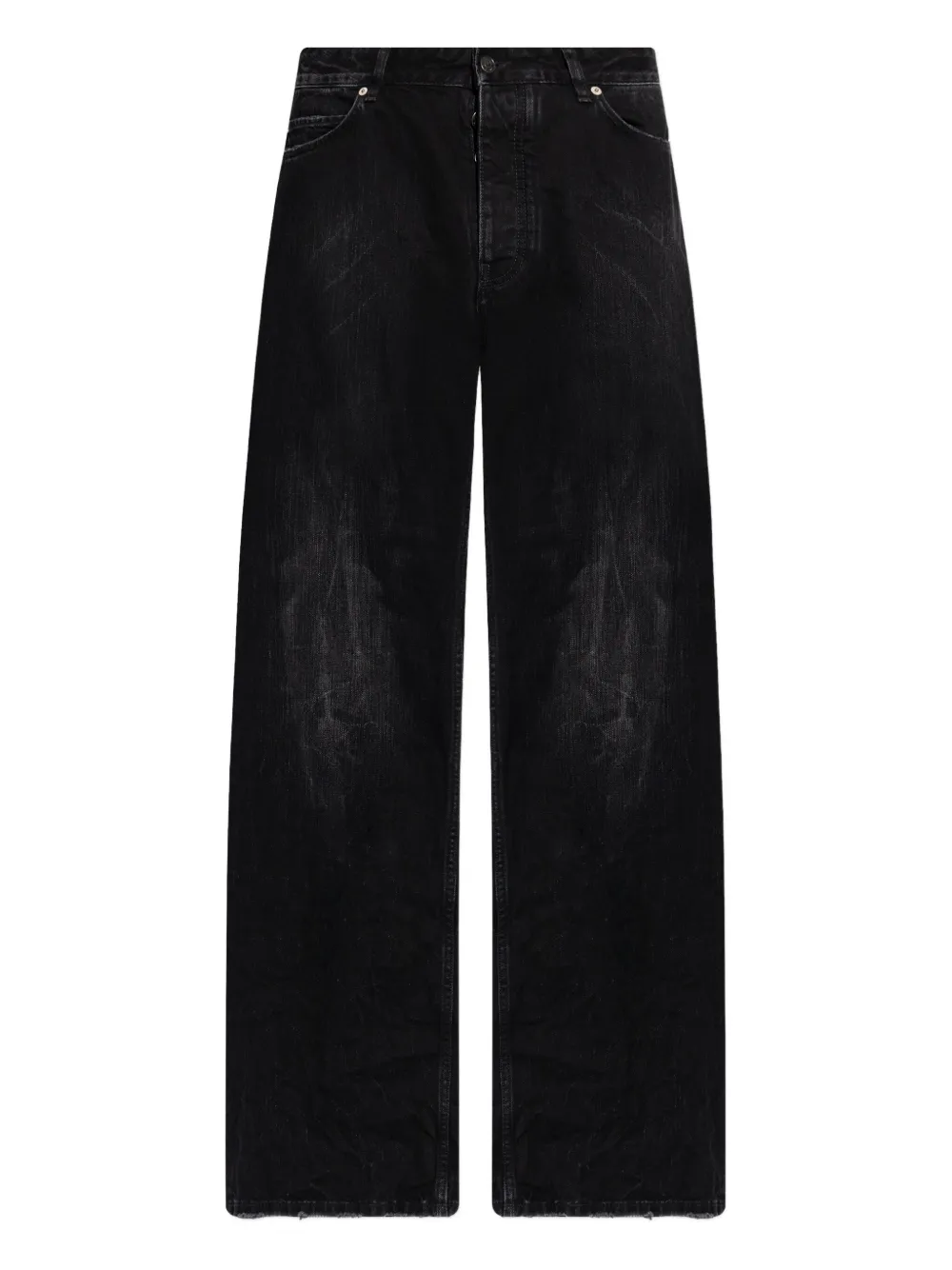 Balenciaga washed buttoned jeans - ブラック Balenciaga washed buttoned jeans - ブラック