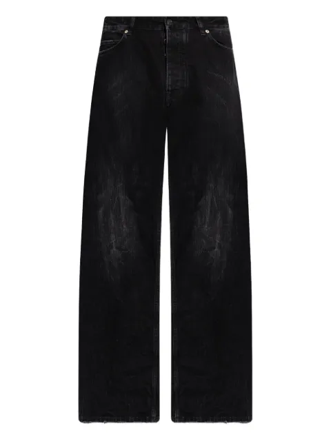 Balenciaga washed buttoned jeans