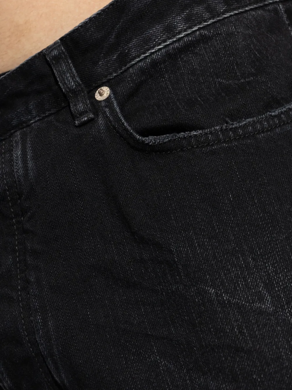 Balenciaga Jeans met knopen Zwart