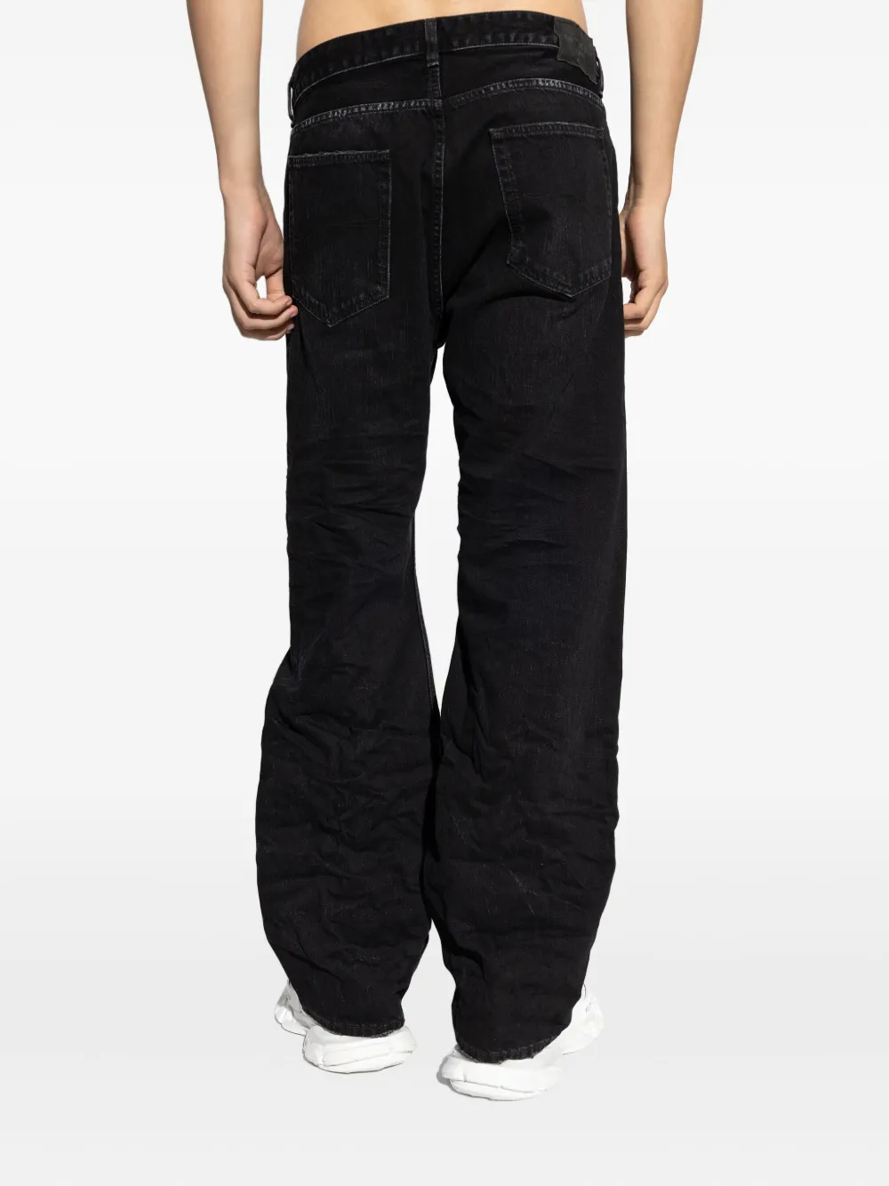 Balenciaga Jeans met knopen Zwart