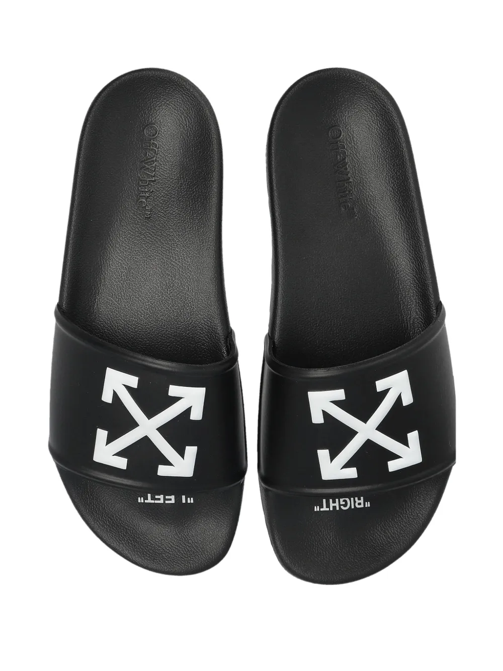 Off-White Sneakers met Arrows-patroon Zwart