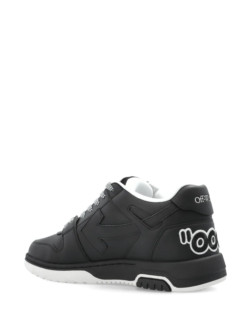 Off-White Out Of Office sneakers Zwart