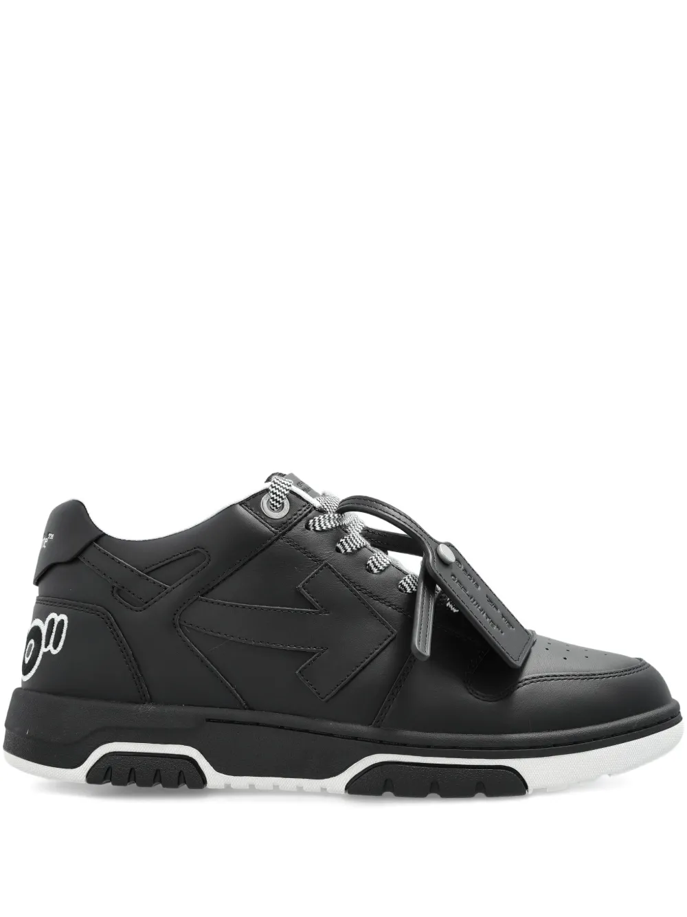 Off-White Out Of Office sneakers Zwart