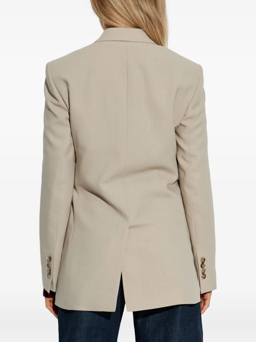 Ami Alexandre Mattiussi Long-sleeved Suit Jacket In Neutral