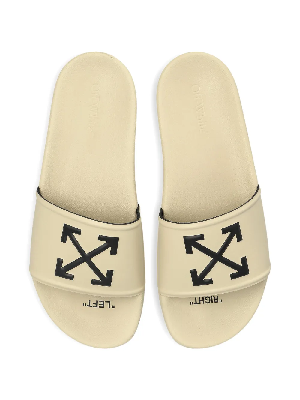 Off-White Arrows slides Beige