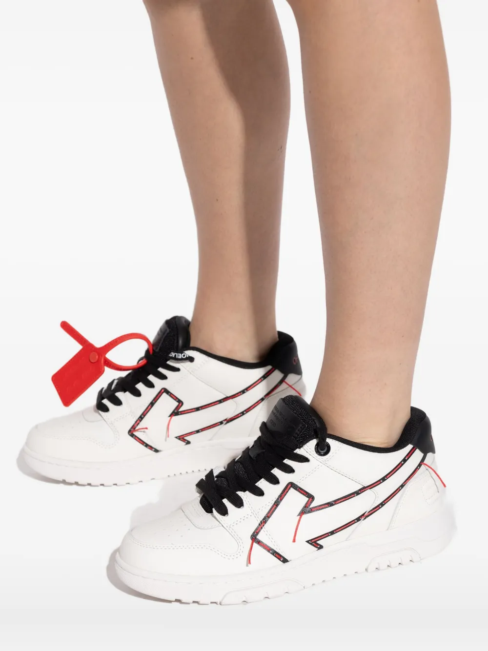 Off-white Lightning Bolt Low Sneakers In White