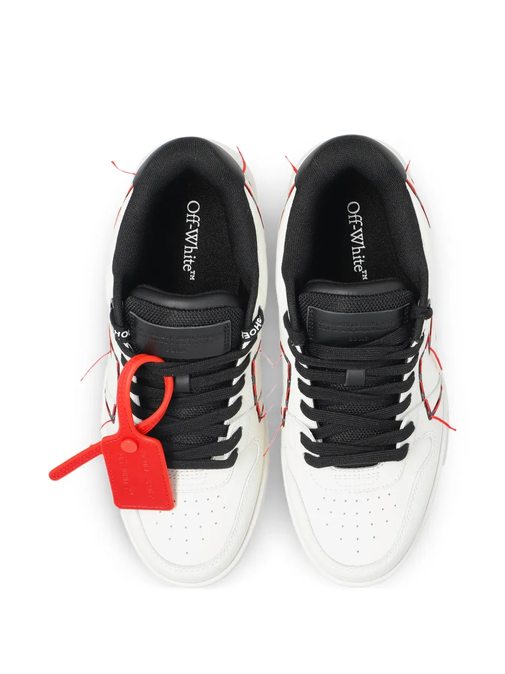 Off-White Sneakers met bliksemflits Wit
