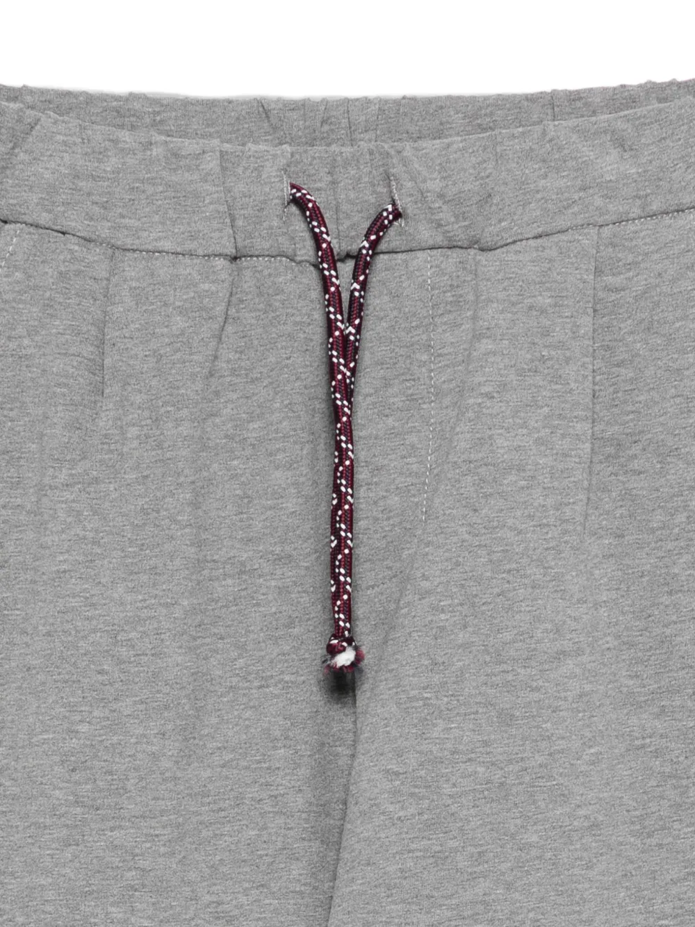 Manuel Ritz Broek met trekkoordtaille en streepdetail Grijs