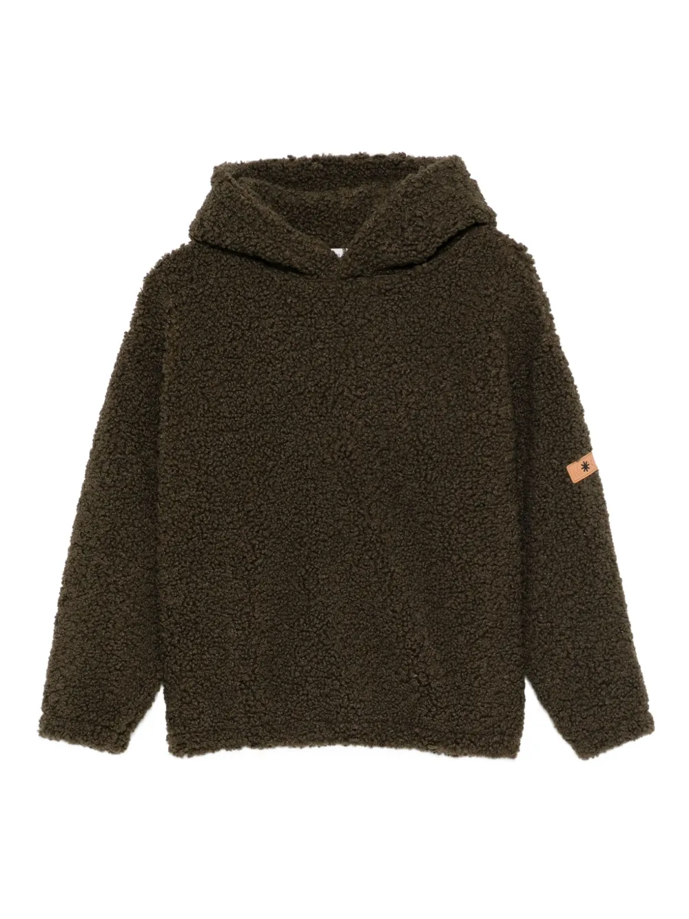 Manuel Ritz textured hoodie | Brown | Image 1