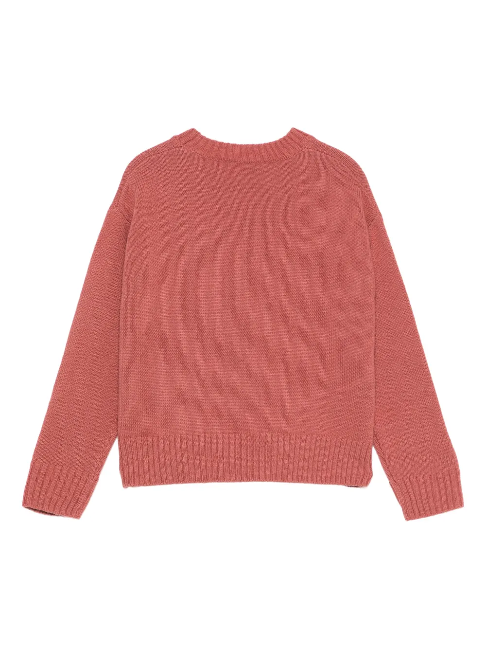 Il Gufo Circle-pattern Sweater In Pink