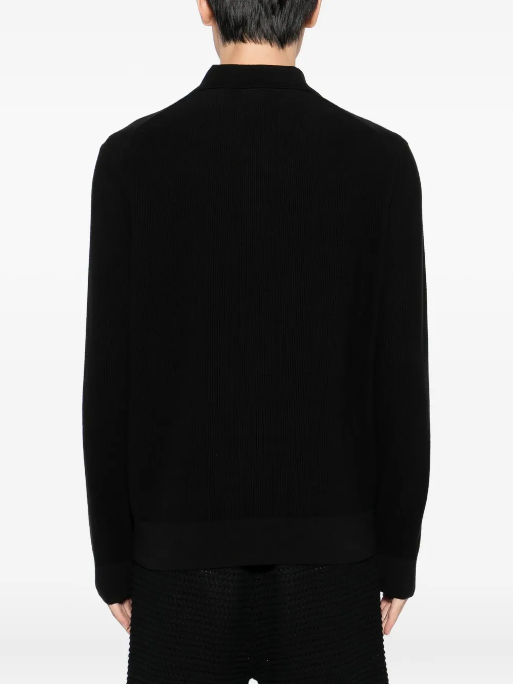 Lacoste Poloshirt met halve rits Zwart