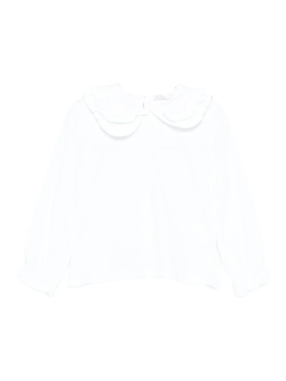 Miss Grant Kids Peter Pan collar ruffled blouse | White | Image 1