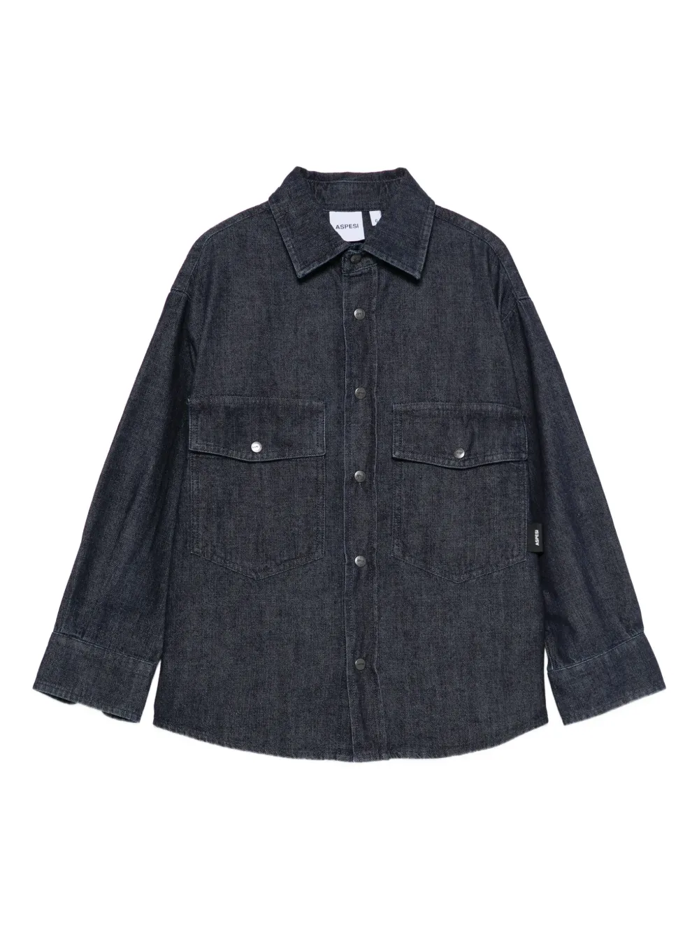 Aspesi Kids double-pocket denim shirt | Blue | Image 1
