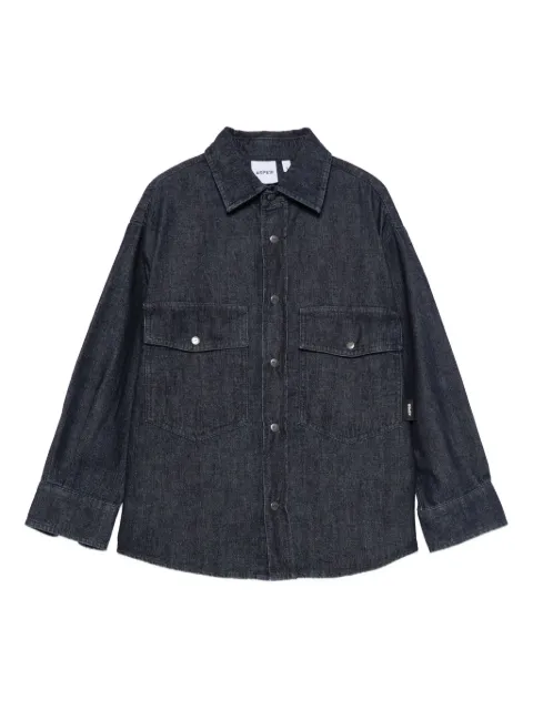 Aspesi Kids camisa de mezclilla con doble bolsillo