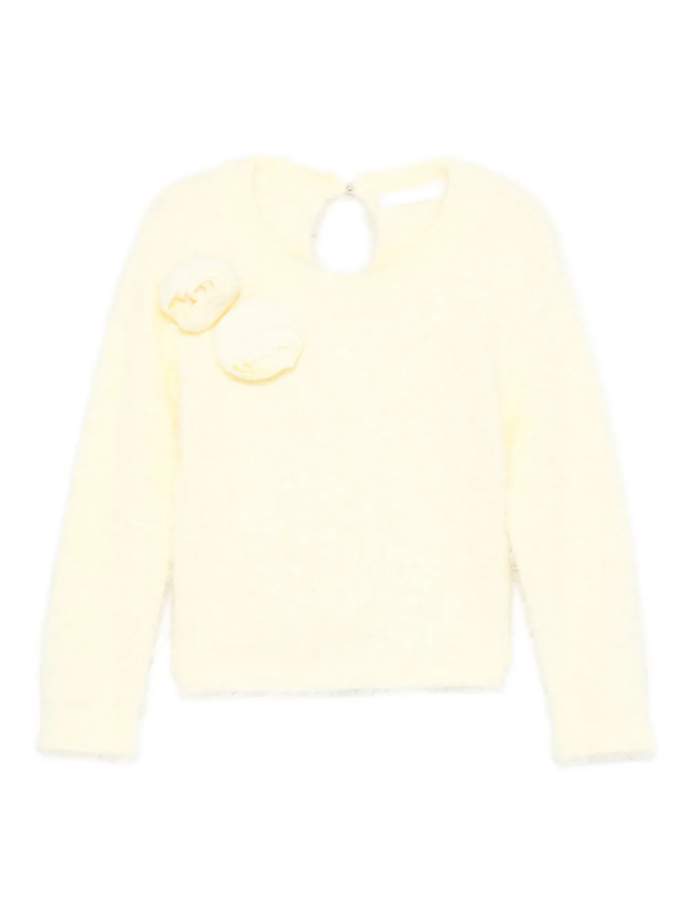 Miss Grant Kids flower-embellished top | Yellow | Image 1