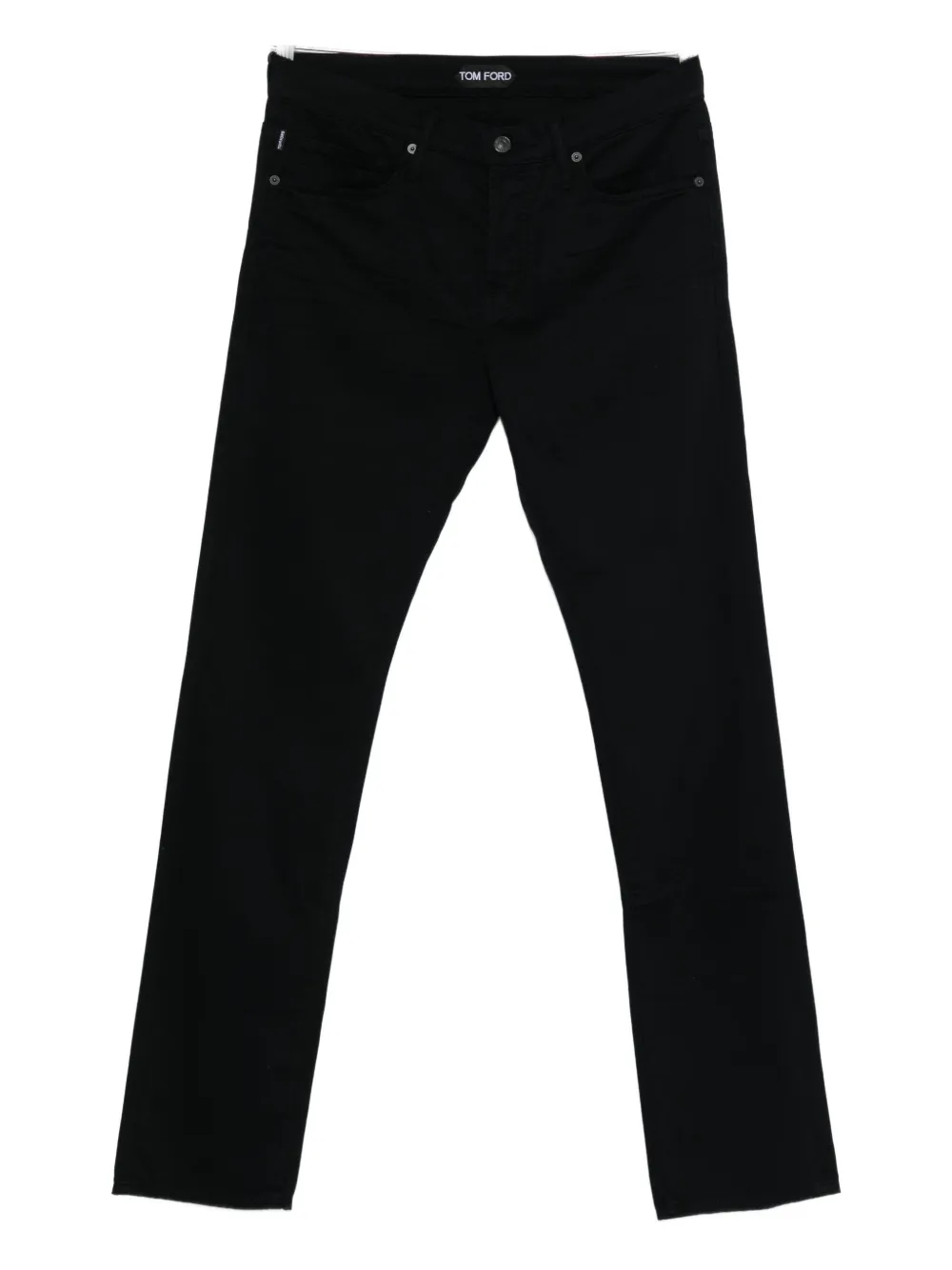 Tom Ford Straight-leg Trousers In Black