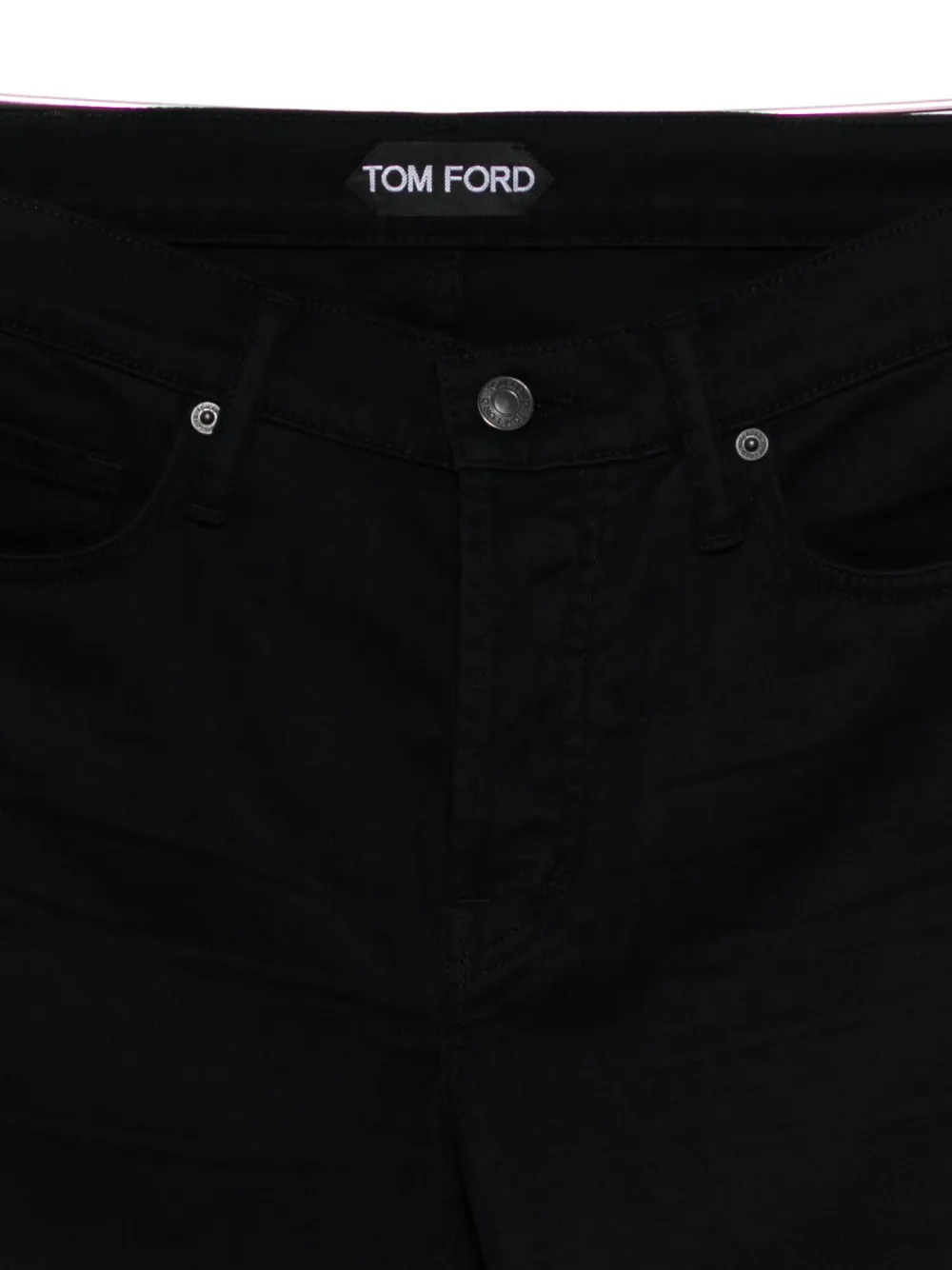Tom Ford Straight-leg Trousers In Black