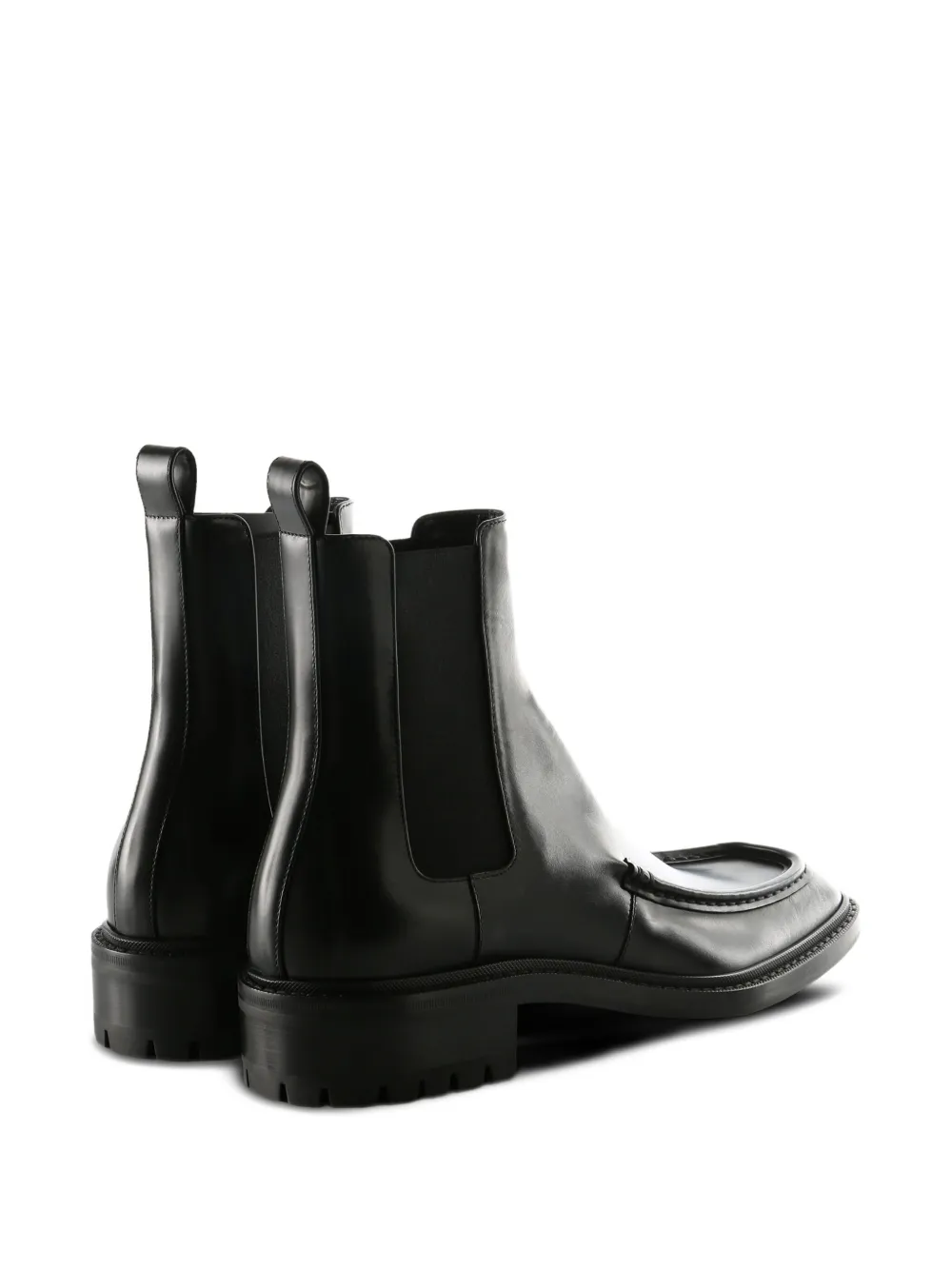 Saint Laurent 25 mm Joe Chelsea laarzen met vierkante neus en treklus Zwart